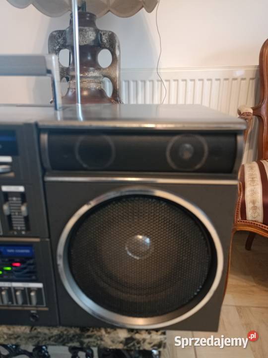 Zabytkowy Radiomagnetofon SANYO C4 Japan Vintage Drawski Młyn