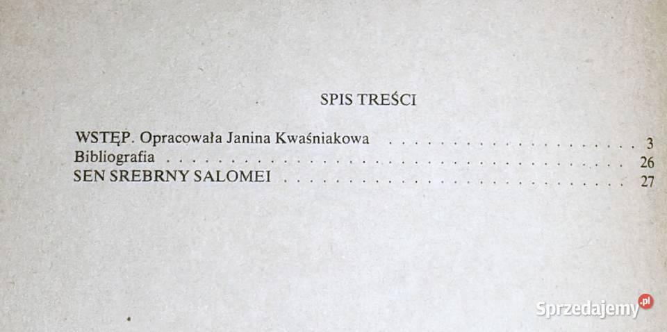 Sen Srebrny Salomei Juliusz Słowacki Chełm