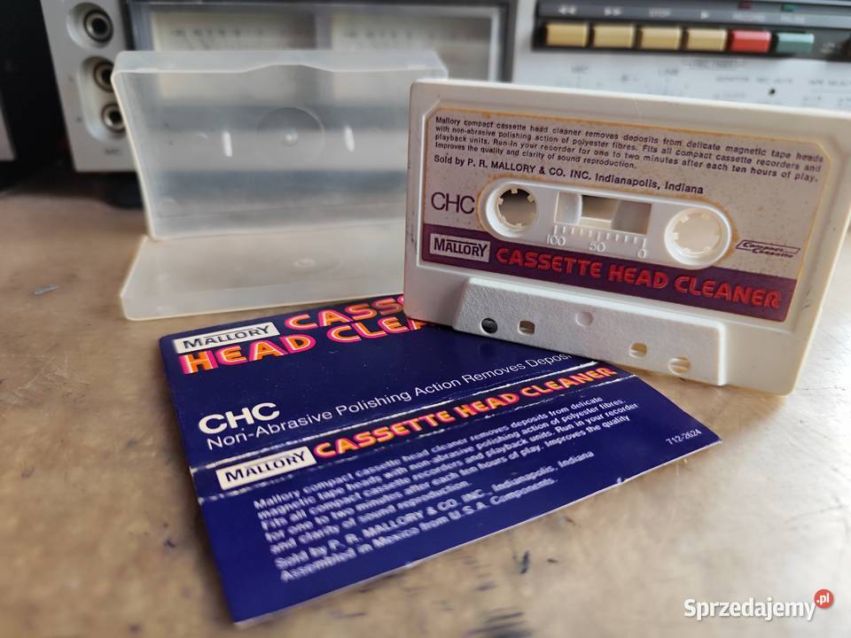 kaseta audio Mallory USA czyszcząca głowice Stargard