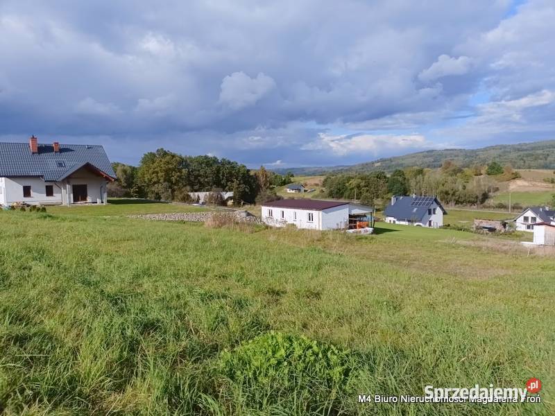 Słoneczna widokowa działka w Jasienicy Rosielnej podkarpackie Jasienica Rosielna