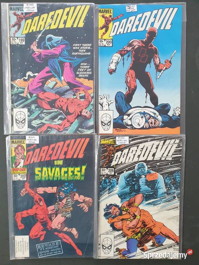 Daredevil kolekcja 24 komiksów Marvel USA sprzedam