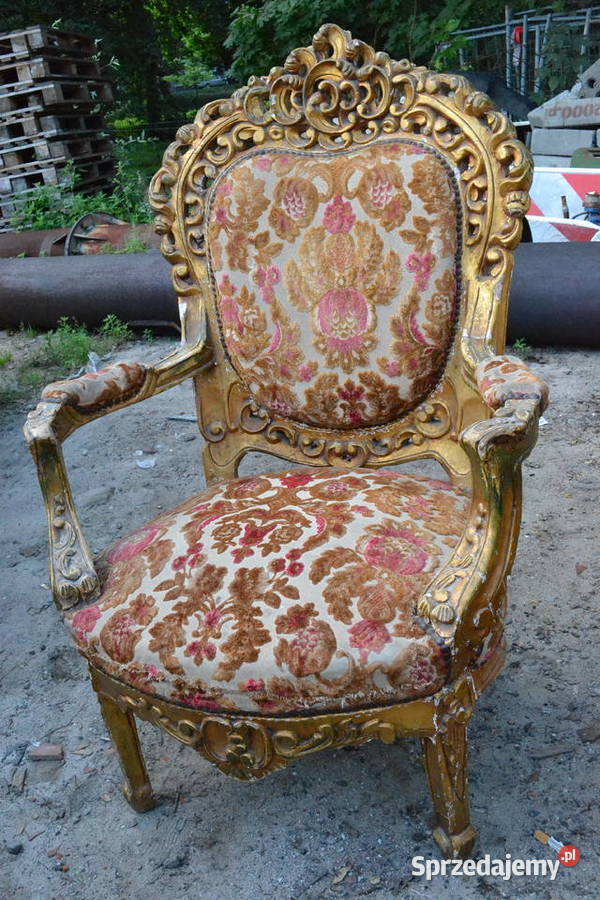 Zestaw pałacowy fotel sofa Gorzów Wielkopolski