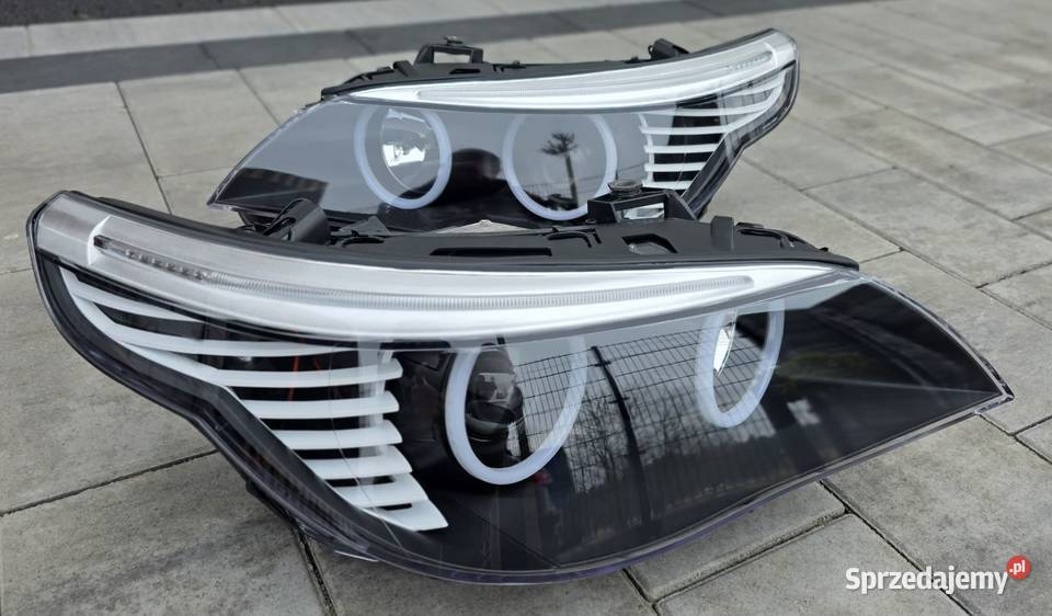 Reflektory BMW E60 E61 LIFT Bi LED cotton lampy osobowe Kielcza