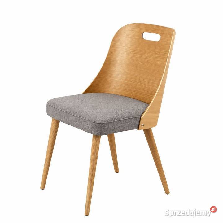 Krzesło Drewniane Tapicerowane Fioletowy Brąz mazowieckie Warszawa sprzedam