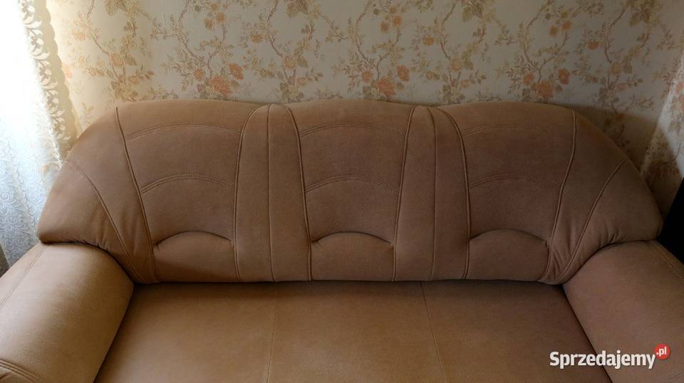 3 Osobowa Sofa Kanapa z Funkcją Spania Pojemnik Ziębice