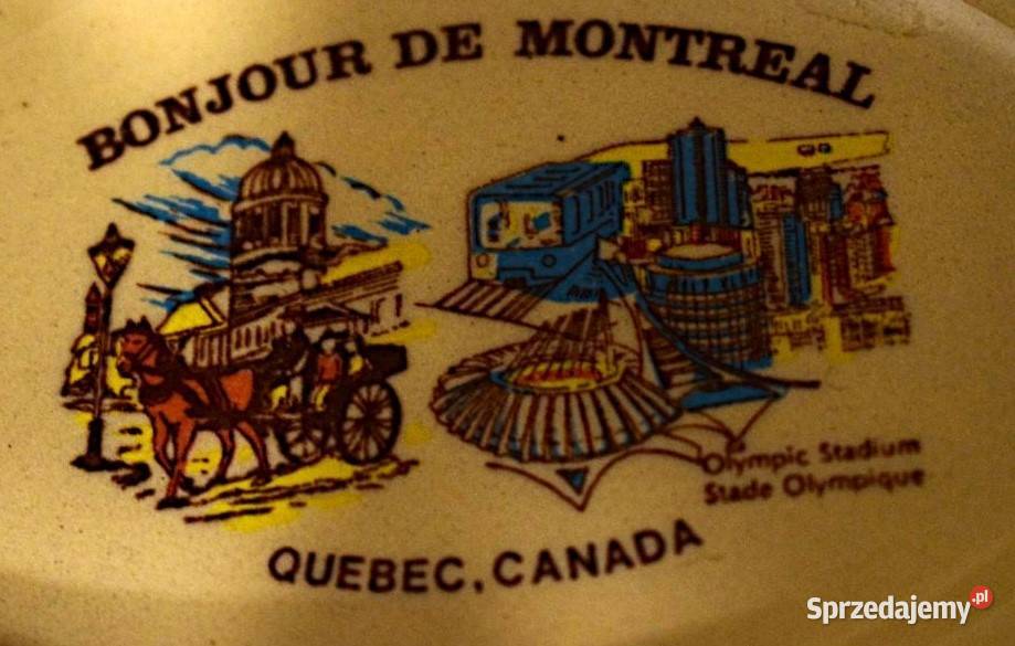 Ceramiczna łyżka pamiątkarska Canada kujawsko-pomorskie Chełmno