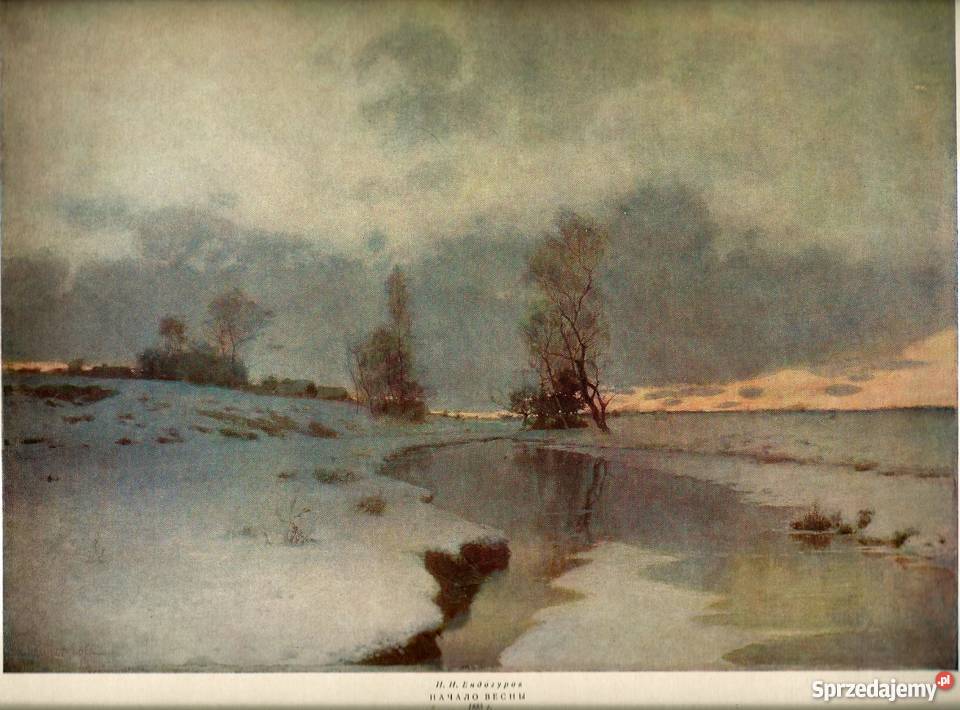 reprodukcja pejzaż Iwan Jendogurow Początek Szczecin
