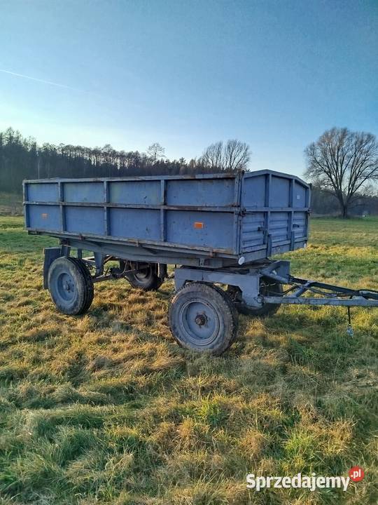 Przyczepa wywrotka d47 d55 thl hl d45 d35 nieuszkodzony łódzkie Sieradz
