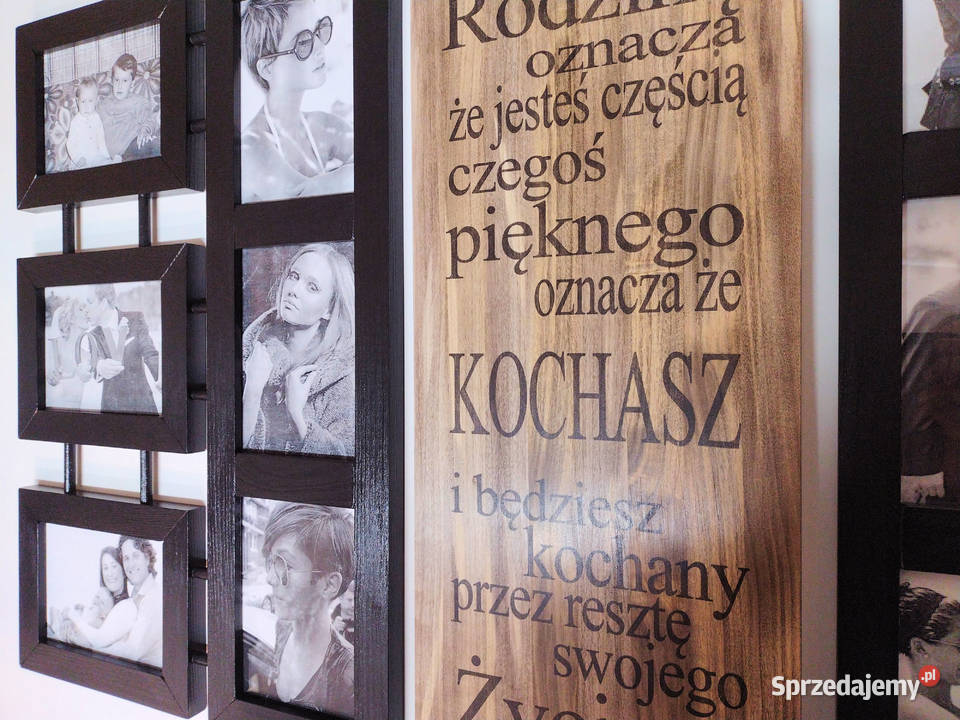 Multirama z drewna zestaw Ramek na zdjęcia 13x18 mazowieckie
