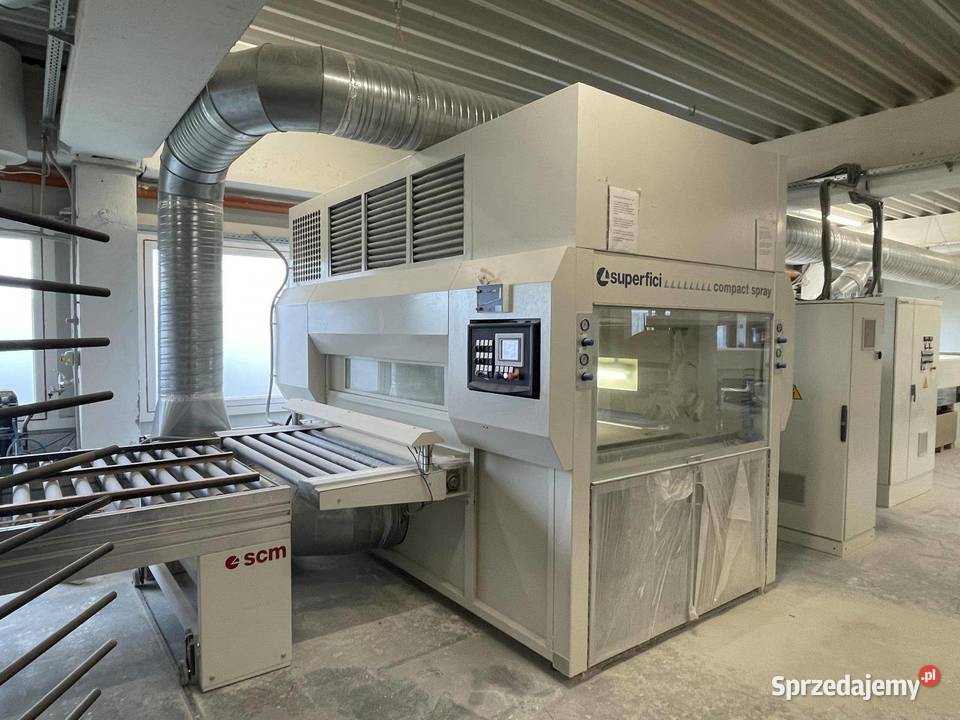 Linia lakiernicza SUPERFICI COMPACT SPRAY PLUS R Łódź sprzedam