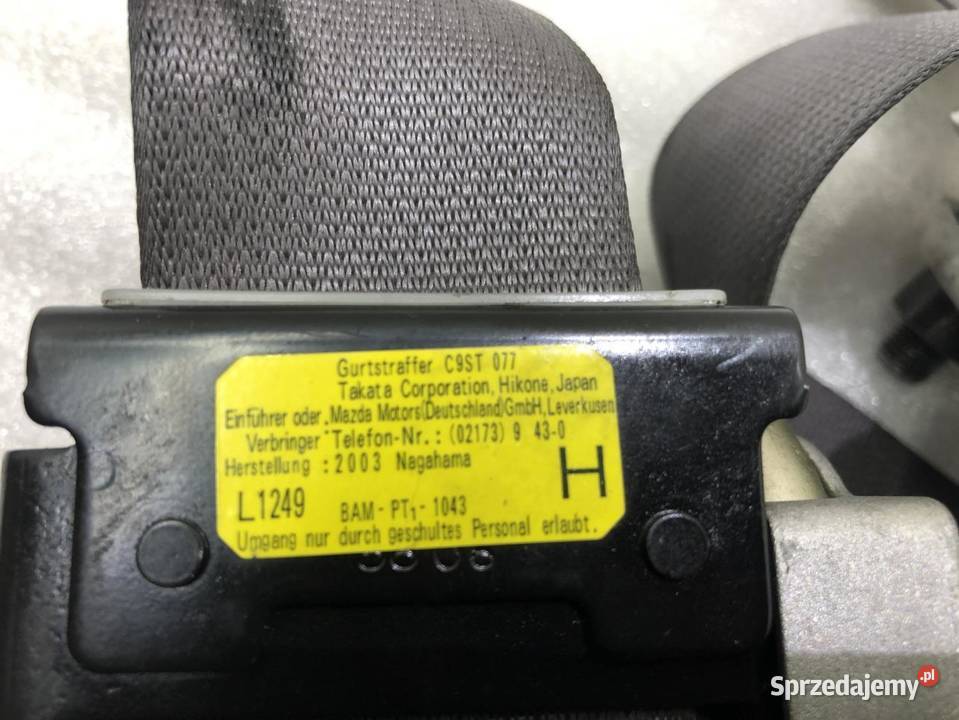 PAS BEZPIECZEŃSTWA PRAWY PRZÓD MAZDA 6