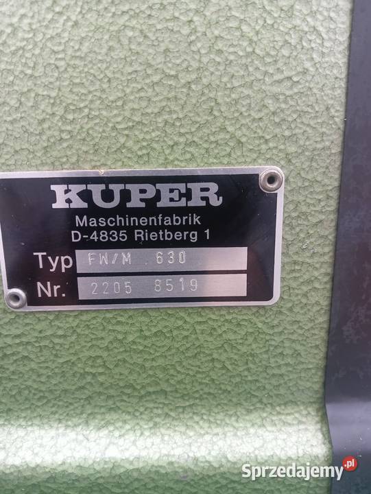 Zszywarka Kuper FWM 630 Wejherowo