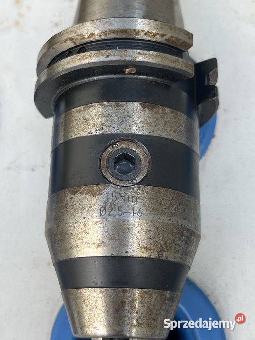 Uchwyt wiertarski SK40 2516 z wiertłem sprzedam