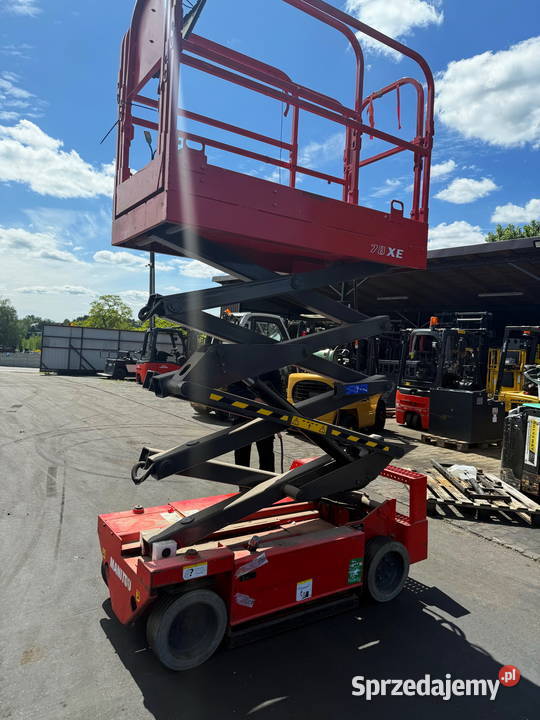 zwyżka podnośnik nożycowy MANITOU 78XE 24V 230 Działoszyn