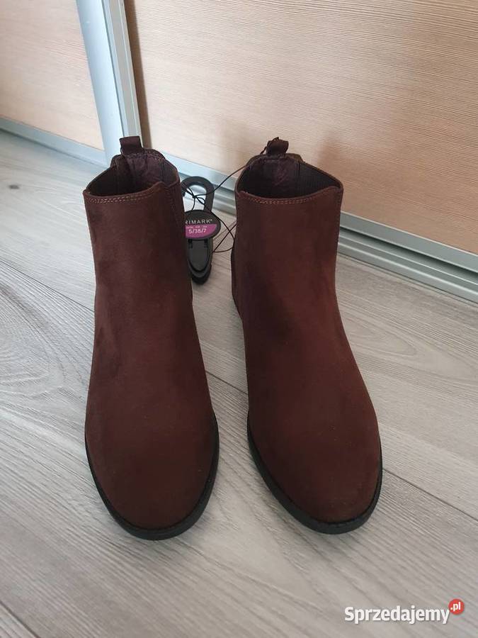 Brązowe botki Primark NOWE Moda i Styl Kędzierzyn-Koźle