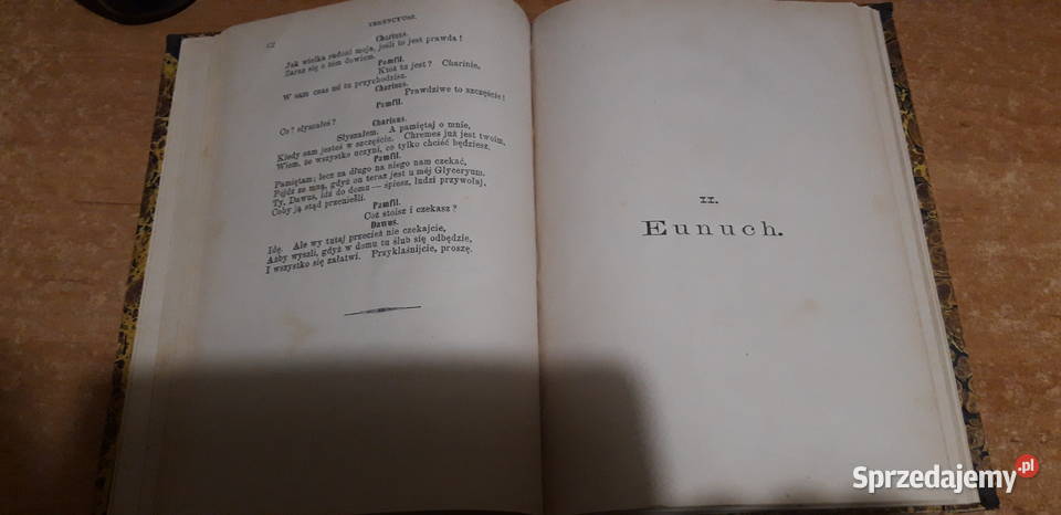TERENCYUSZ KOMEDYE WARSZAWA 1885 opr psk Iwno