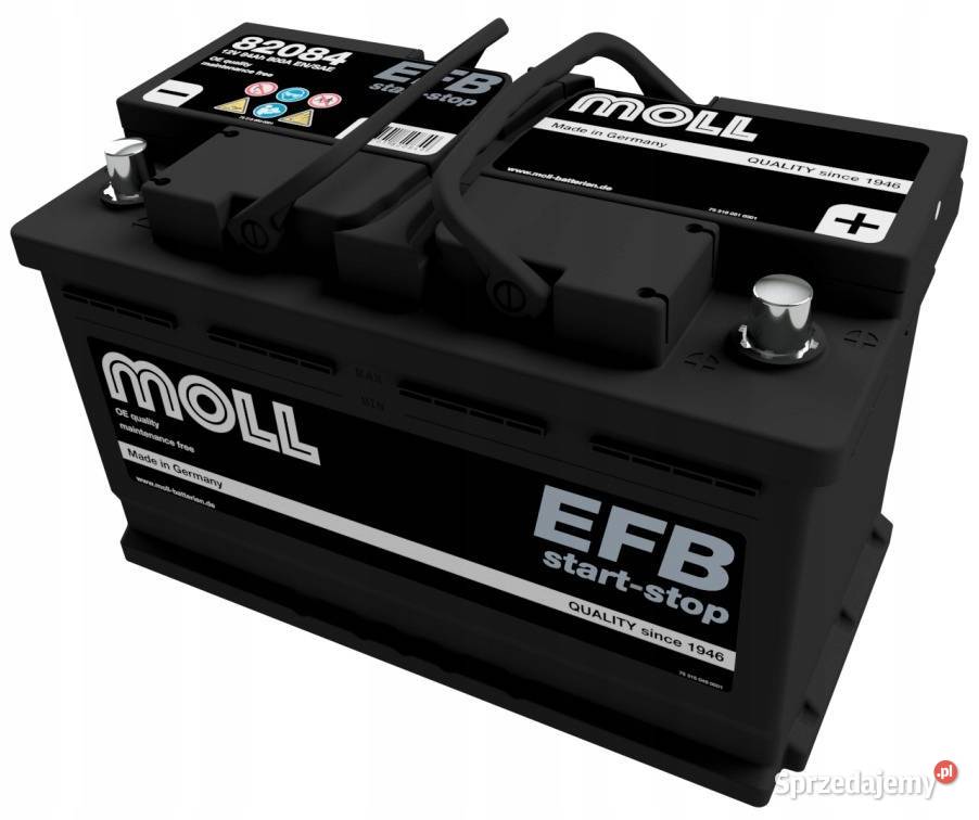 Akumulator MOLL EFB 84AH 800A 82084 Układ elektryczny, zapłon Jelcz-Laskowice