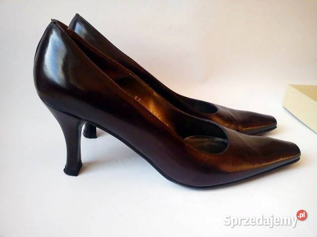 BUTY tradycyjne klasyczne szpilki skórzane firmy Gdańsk