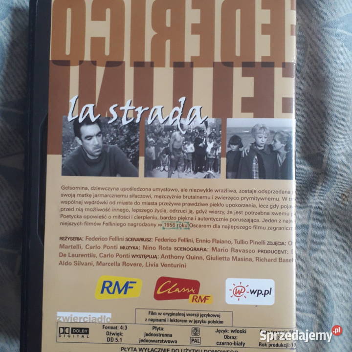 Federico Fellini La Strada DVD i Blu-ray