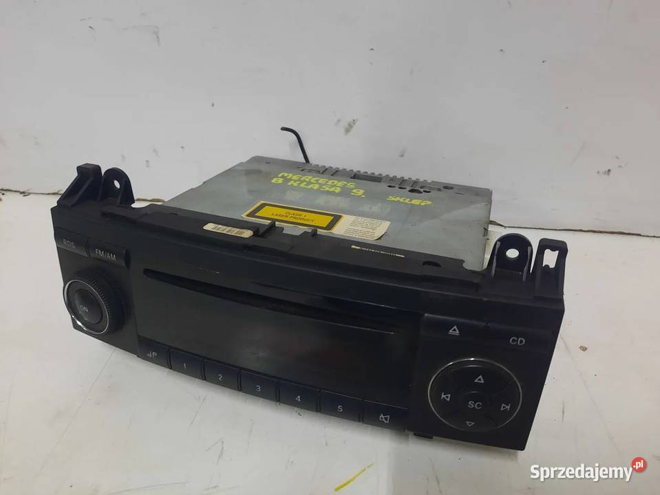 RADIO CD MERCEDESBENZ KLASA B W245 A1698200286 osobowe Części samochodowe Włoszczowa