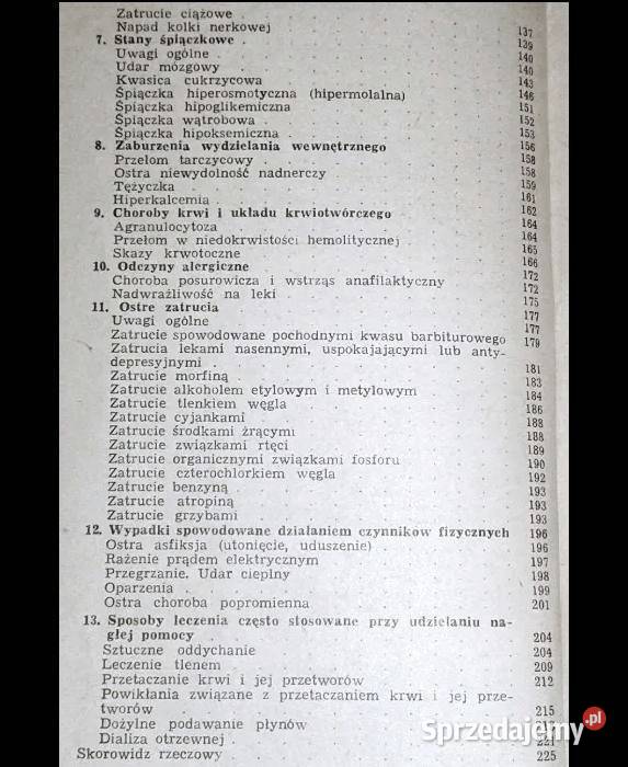 Postępowanie w nagłych przypadkach Chełm sprzedam