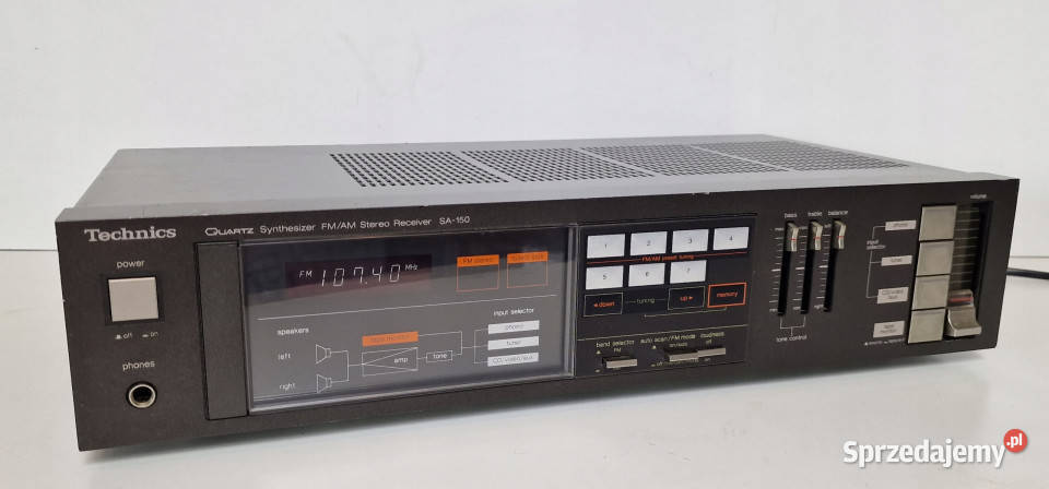 Amplituner technics SA150 SA 150 tuner radio Międzychód