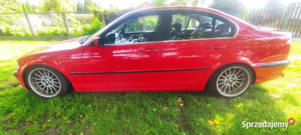 bmw e46 sedan hellrot 20 r6 150 wielkopolskie Malanów