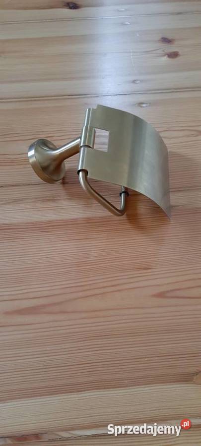 złoty uchwyt na papier toaletowy vintage retro inny kolor Poznań sprzedam