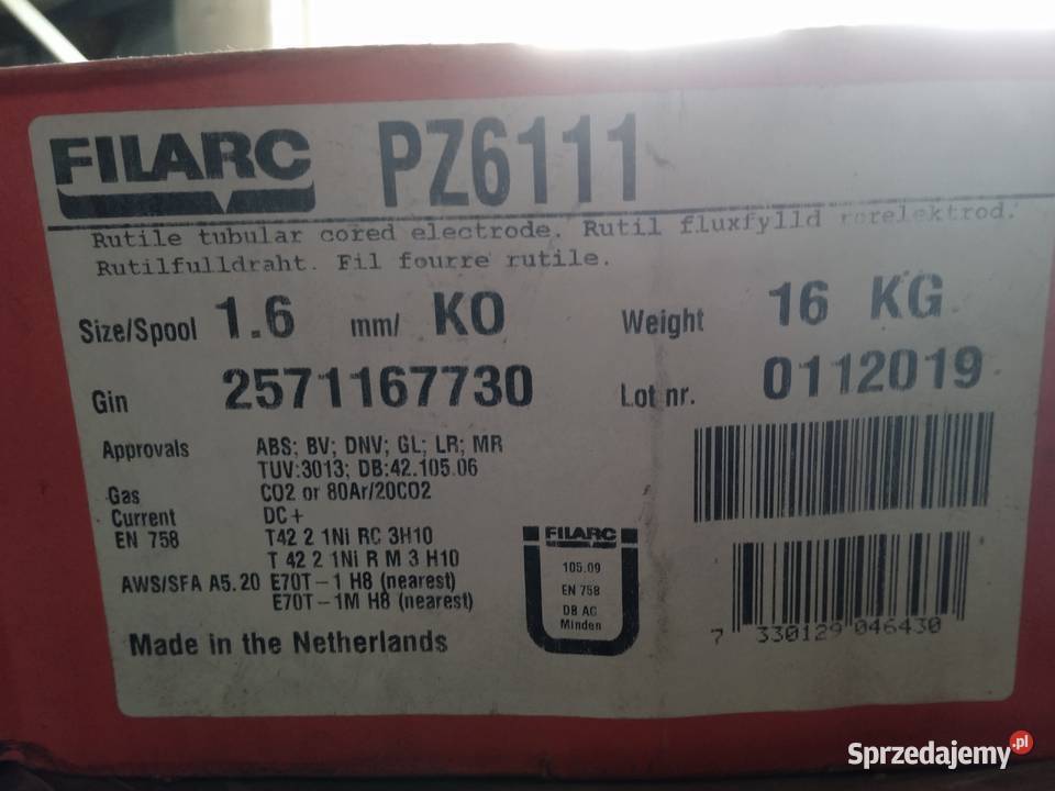 Drut spawalniczy Filarc PZ6111 Świercze