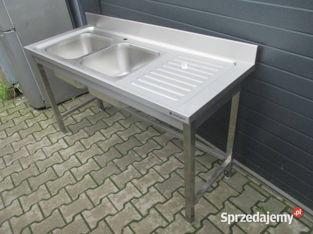 Zlew 2 Komory Dwukomorowy Stal Nierdzewna