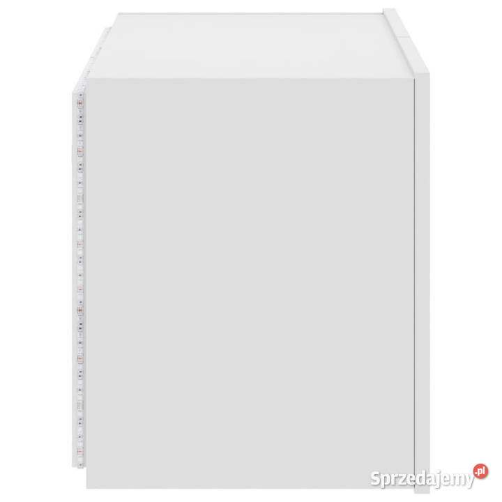 Ścienna szafka TV z LED biała 60x35x41 WM837302 Warszawa