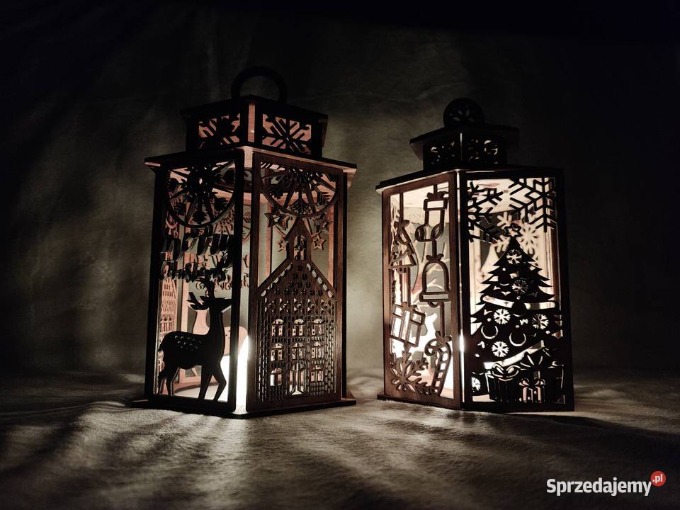 Drewniany lampion świąteczny Różne wzory i Wrocław sprzedam