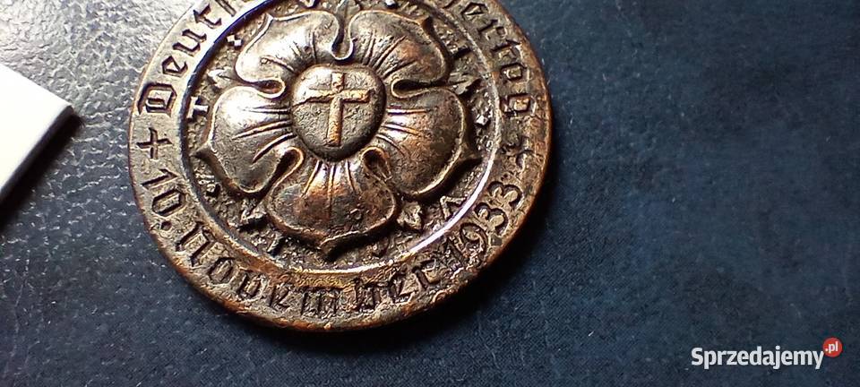 Stare monety Medal Niemcy Dzień Lutra 1933 91