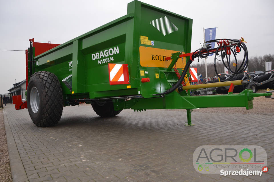ROZRZUTNIK obornika skorupowy ROLTRANS 8 t Radzanów
