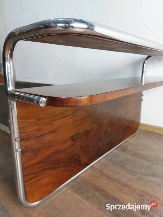 Thonet Sofa Łóżko Tapczan Renowacji Orzech Chrom Kraków