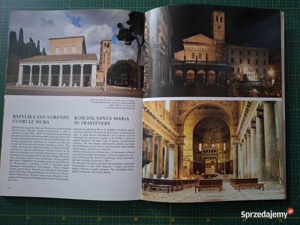 Złota księga Rzymu Bonechi Ossolineum przewodnik Kraków