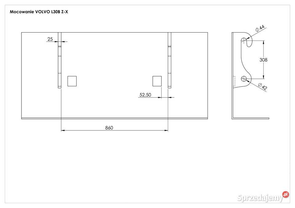 SONAROL Przejściówka Adapter Redukcja VOLVO L30