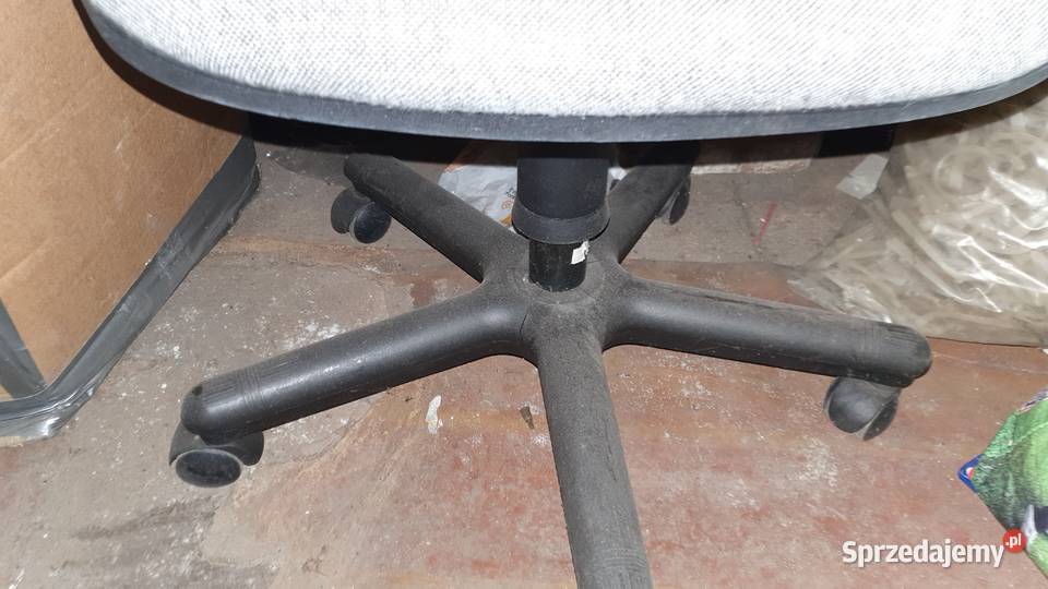 Krzesło obrotowe biurowe grafitowoczarne