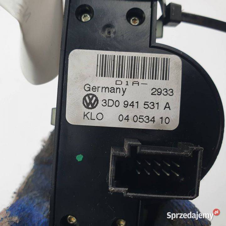 WŁĄCZNIK ŚWIATEŁ VOLKSWAGEN PHAETON 3D0941531A Lipno