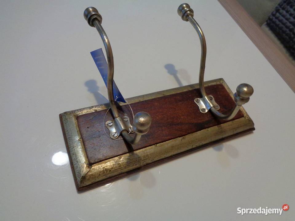 Wieszak drewnometal rękodzieło INDIE Toruń