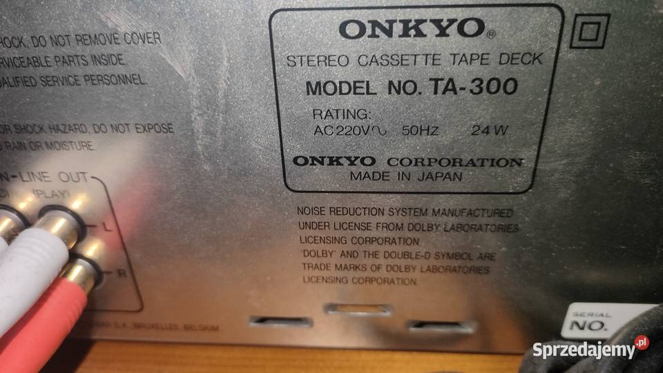 Magnetofon Onkyo TA300 Mińsk Mazowiecki