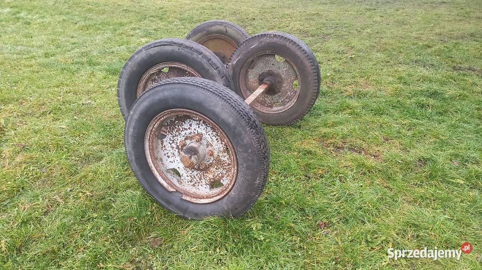 Oski z kołami do dwukołówkiwózka Nowy Korczyn