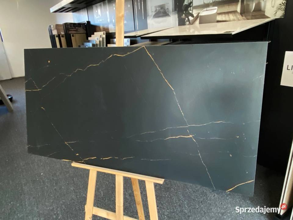 Płytka 60x120 Marquina czarna z żyłą Nowość mat Zakopane