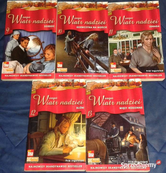 Saga Wiatr nadziei 11 Tomów Frid Ingulstad Chełm