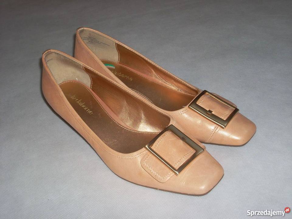 LIZ CLAIBORNE skórzane pastelowe NOWE 39 8M 395 małopolskie Nowy Sącz