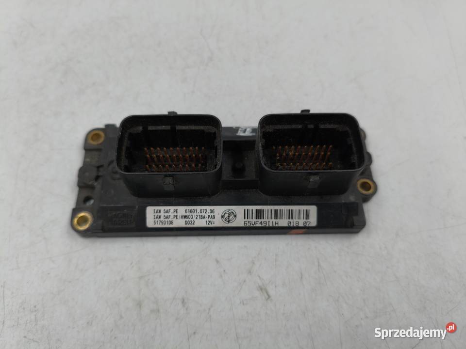 Sterownik Silnika Fiat Punto II 12 8v 51793108 Wyszków sprzedam
