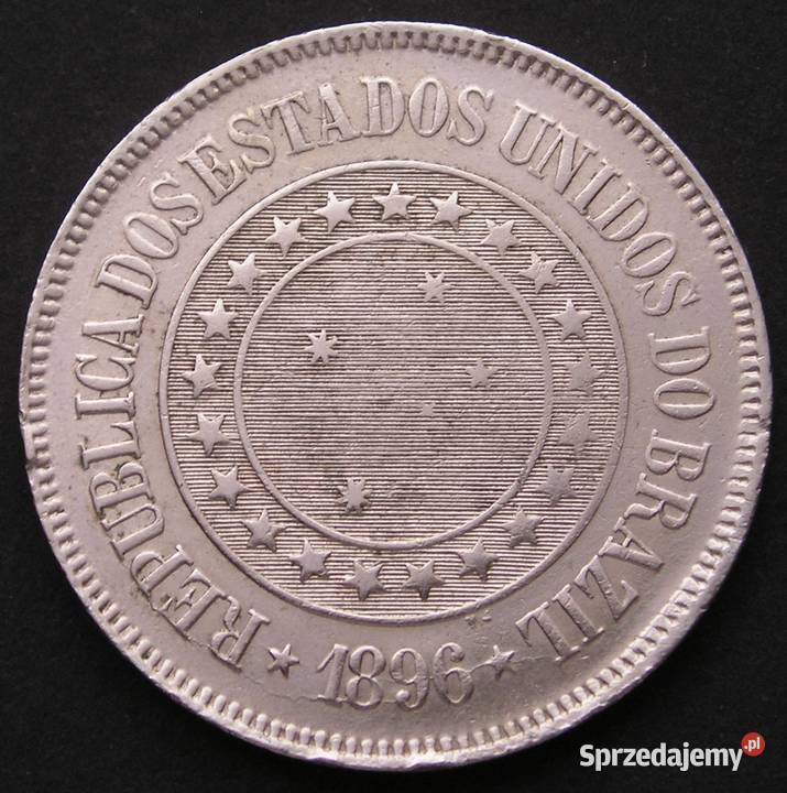 BRAZYLIA 200 REIS 1896 Kolekcje Łódź sprzedam