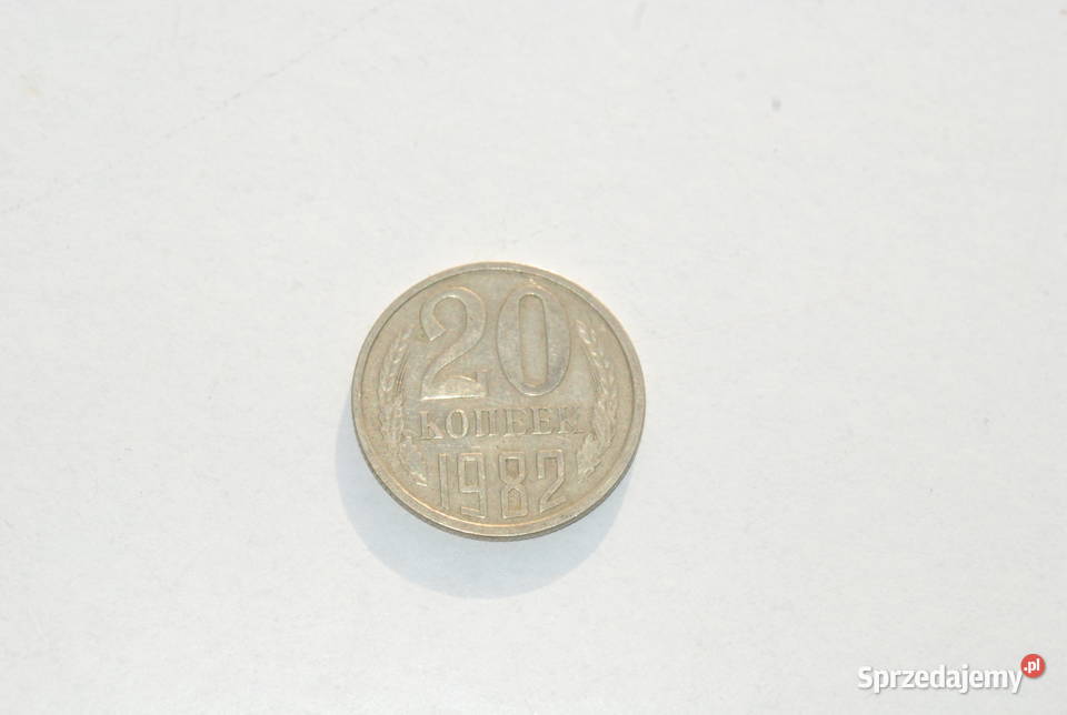 Stara moneta 20 kopiejek CCCP 1982 antyk Cieszyn
