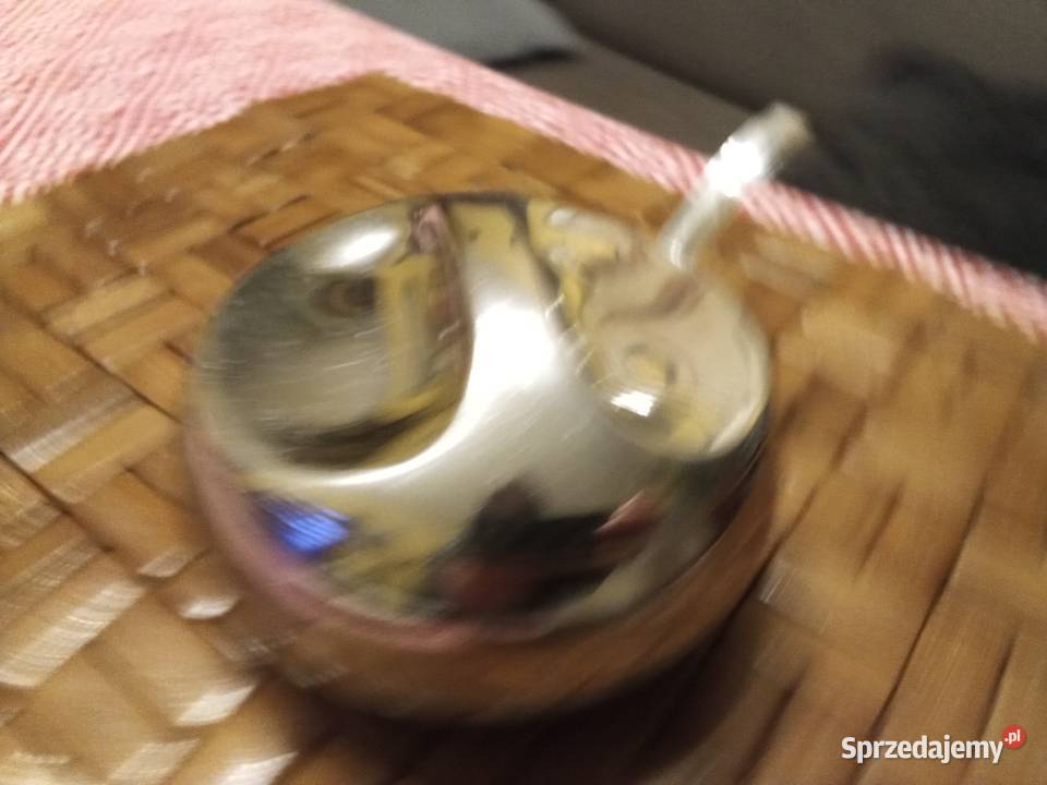 Prl cukiernica art deco metal Łódź