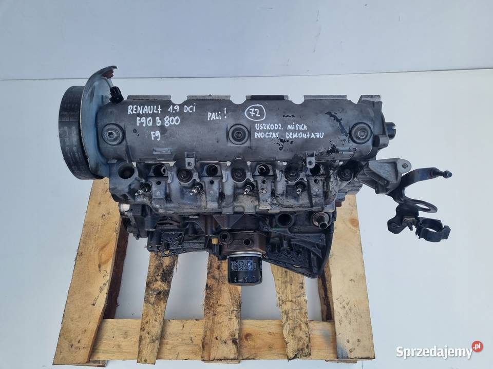 SILNIK Renault Scenic II 19 DCI pali F9Q800 F9 Rudka